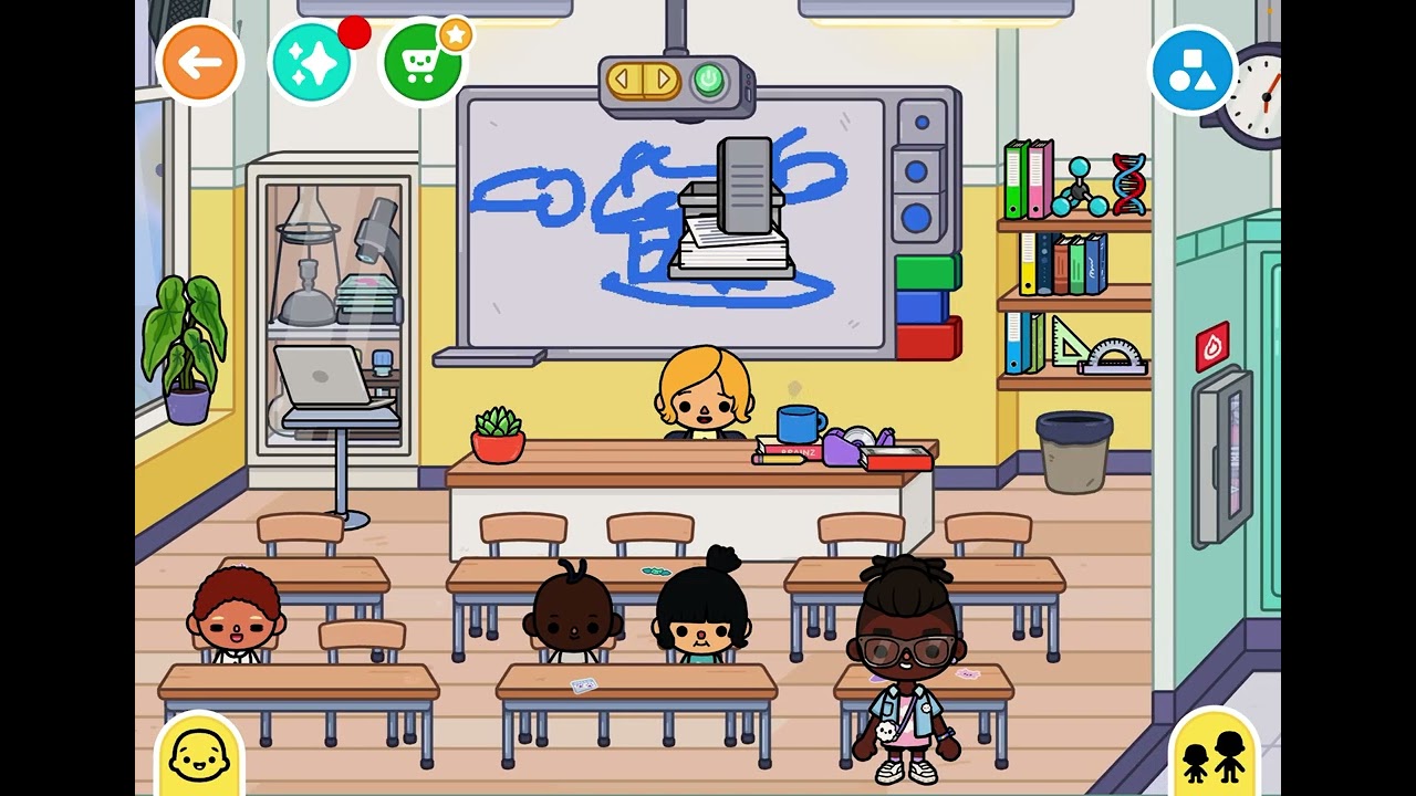 In the principals office 