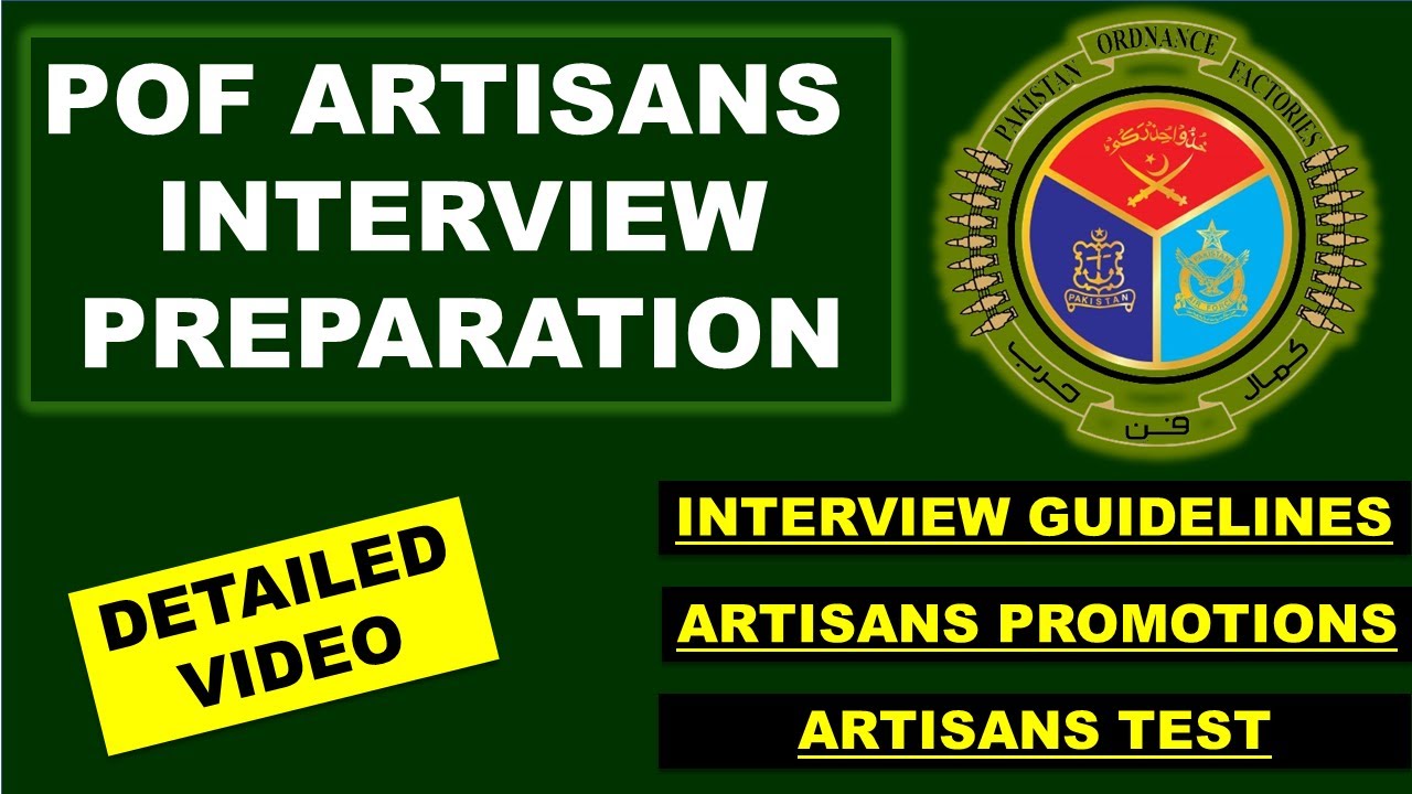 POF ARTISANS INTERVIEW _ PREPARATION | POF ARTISANS INTERVIEW QUESTIONS | POF | POF JOBS 2024