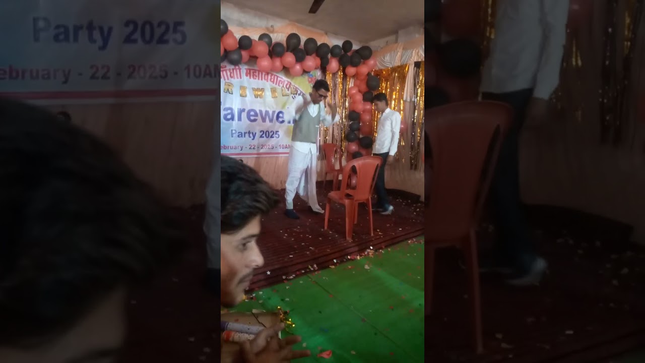 Mahatma Gandhi college kurawar farewell party pr enjoy