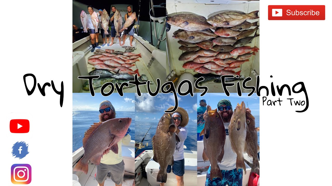 DRY TORTUGAS FISHING - PART TWO - HOT BITE!!! - HUGE Black Grouper AND Underwater Footage of Snapper