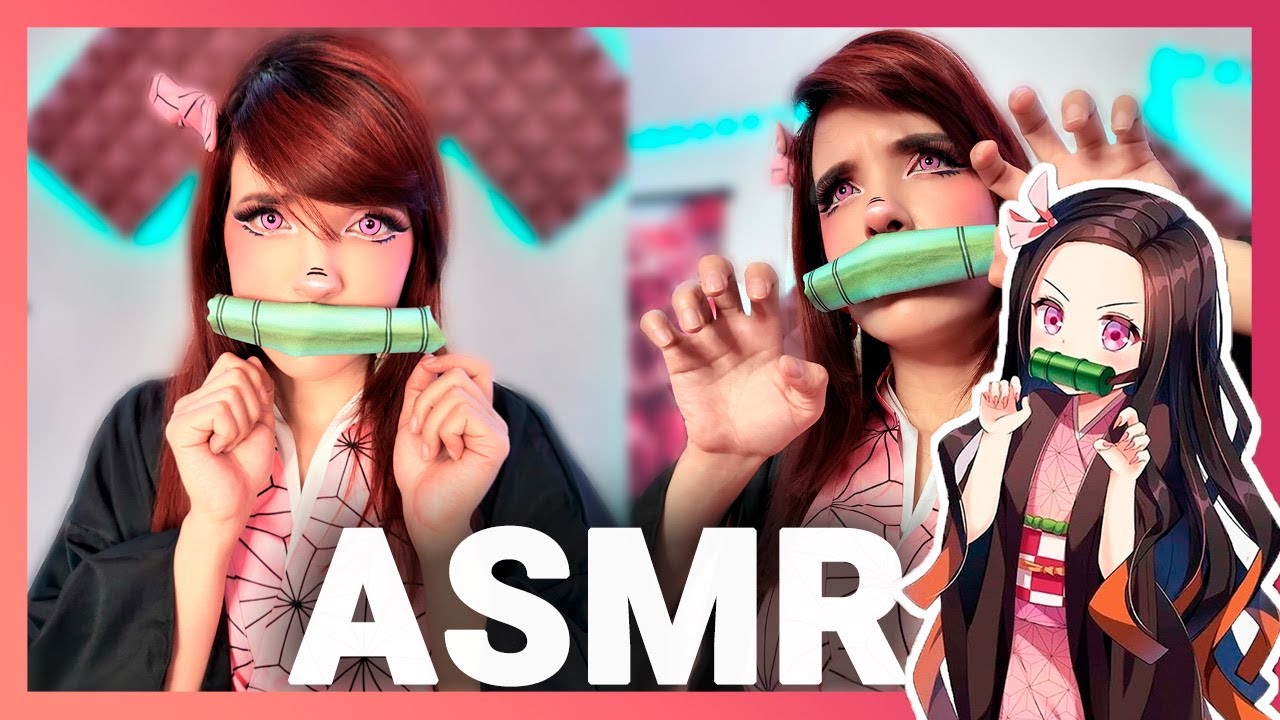ASMR 💖Nezuko Te Cuida con Triggers y Mouth Sounds💖 Motfrais ASMR