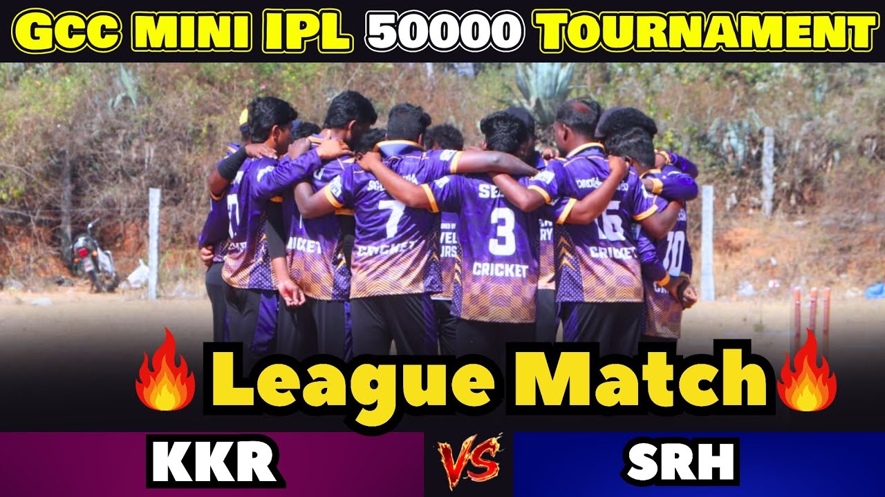 GCC MINI IPL TOURNAMENT |KKR vs SRH|League 1 |#worldcup#t20worldcup2026 
