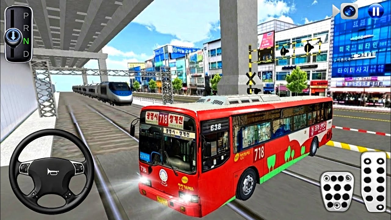 New Express Bus Vs Bullet Train - 3D Driving Class 2026 - 3D Driving Class Game - Car Game