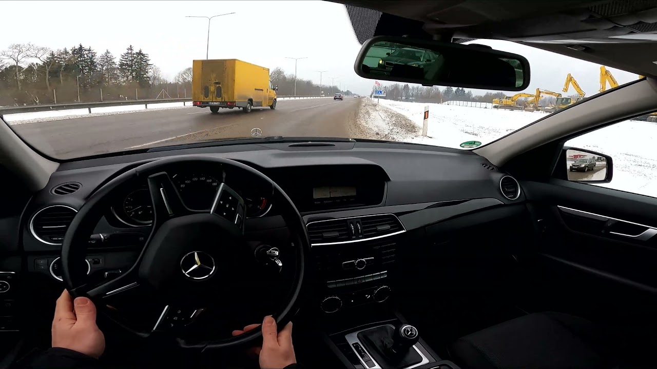 2013 Mercedes-Benz C-class C 200 CDI 136 Hp POV Test Drive @DRIVEWAVE1