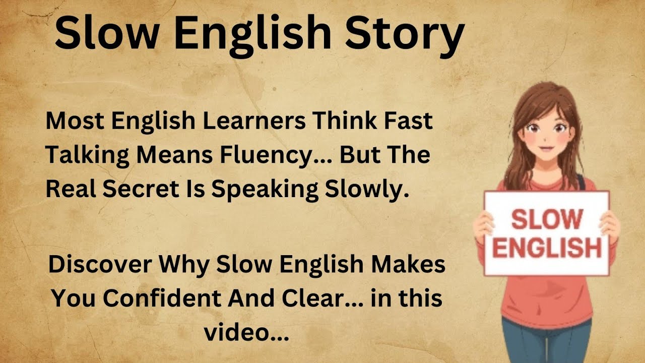 Why Slow English Talking Is Important | The Secret Power of Slow English Talking | premium English