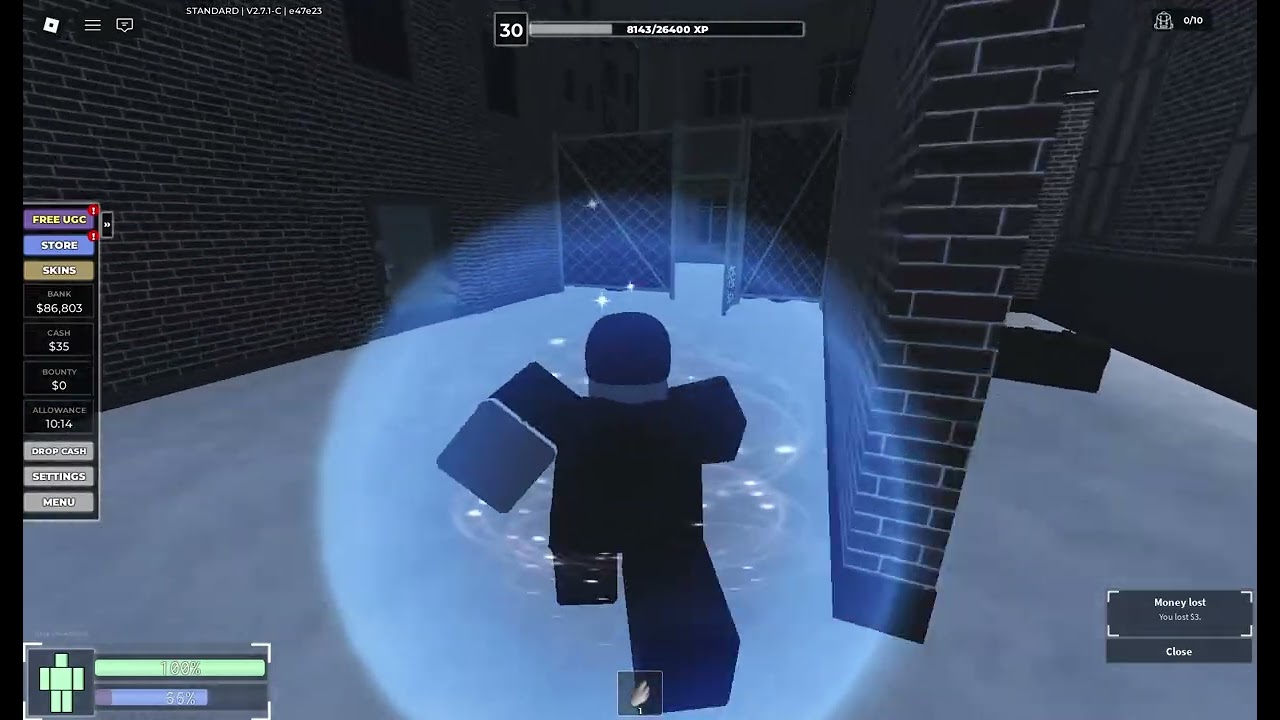 Skip to 1:01 - Roblox, criminality: uzi 1v1, without the first shot on my side