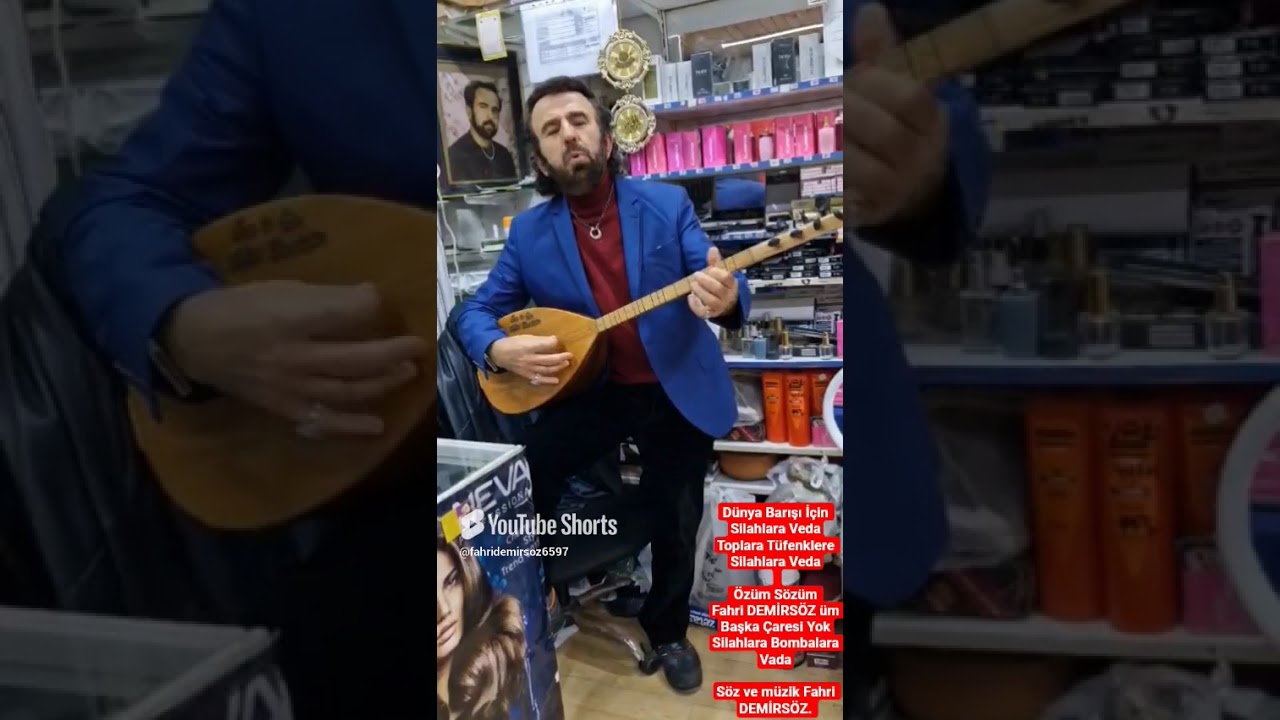 Dünya Barışı İçinKayıtsız ŞartsızSilahlaraVedaToplaraTüfenklereBombalara Veda SözMüzikFahri Demirsöz