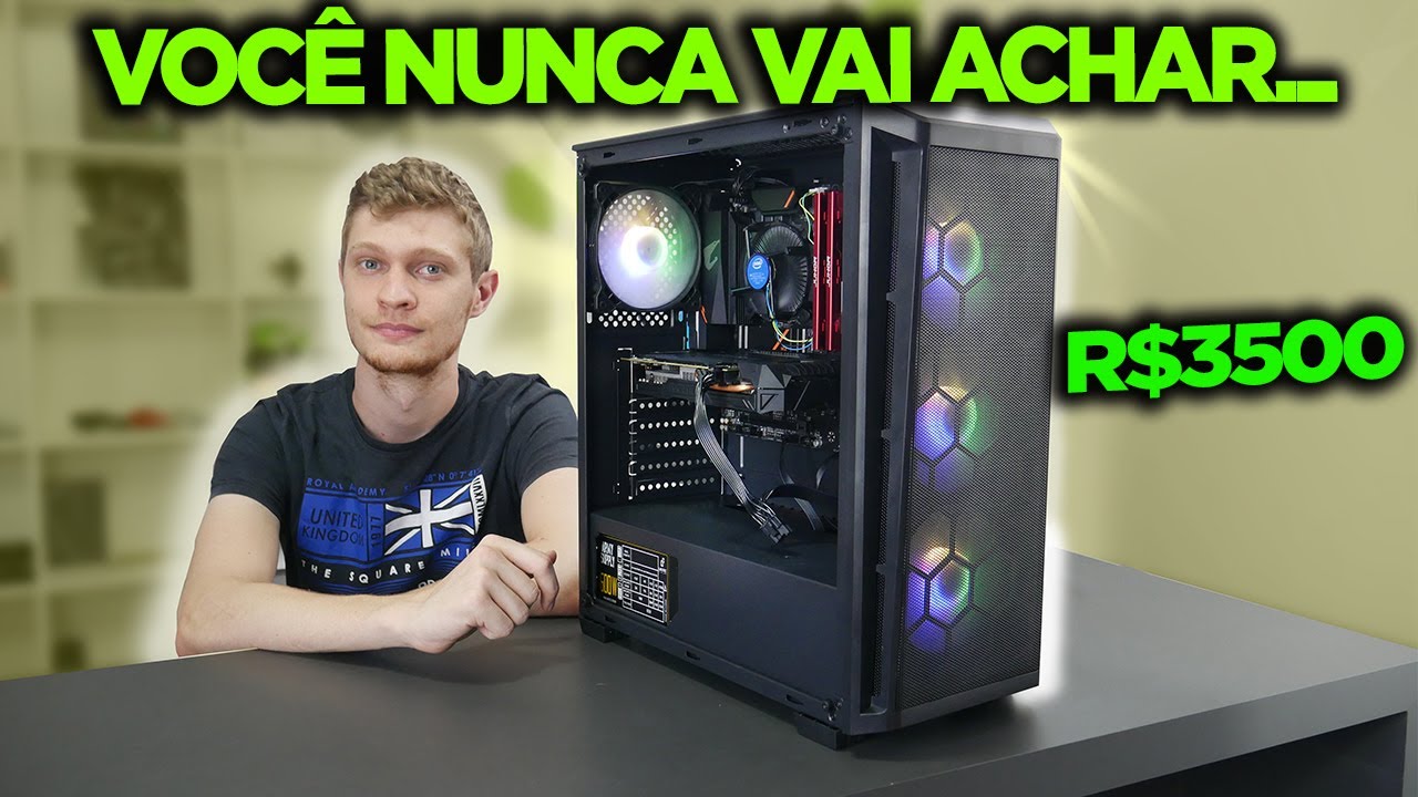 PC GAMER DE R$3500 PODEROSO, ESSE NÃO ACHA EM LUGAR NENHUM, EU APROVEITARIA! COM TESTES (semana #04)