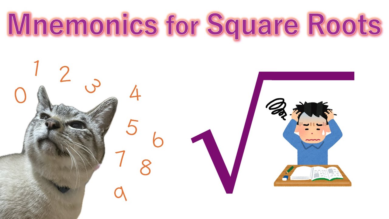 Memorising Square Roots with Japanese Mnemonics ~ Learn Japanese with Toby ~ #japanese #squareroot