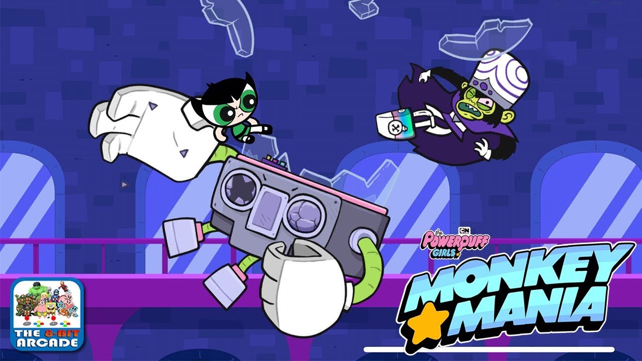 The Powerpuff Girls: Monkey Mania - Launch, Bounce, Smash and Fly to Save Townsville (iOS Gameplay)