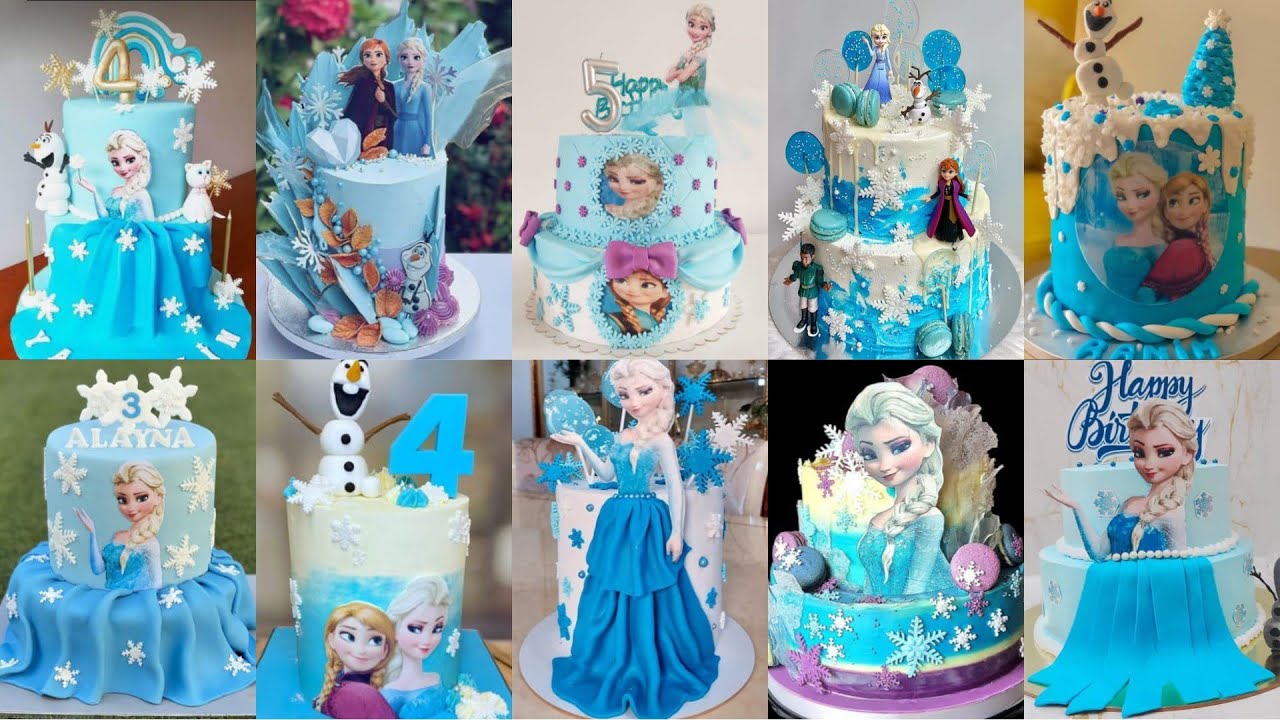 💙💃Frozen Elsa Cake Designs 2024/Elsa Cake/Girls Birthday Cake/Elsa Cake Design/Frozen Cake
