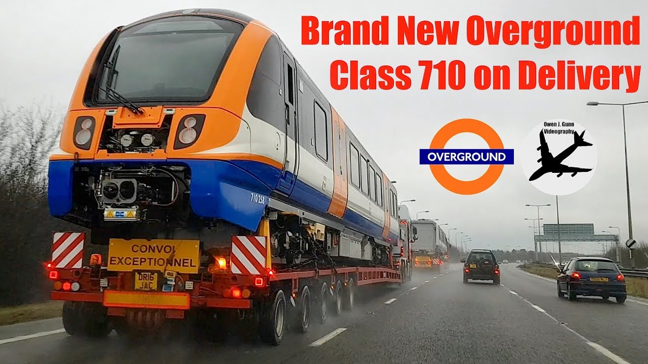 BRAND NEW London Overground Class 710 on Delivery | 2 Coaches | 03/02/18