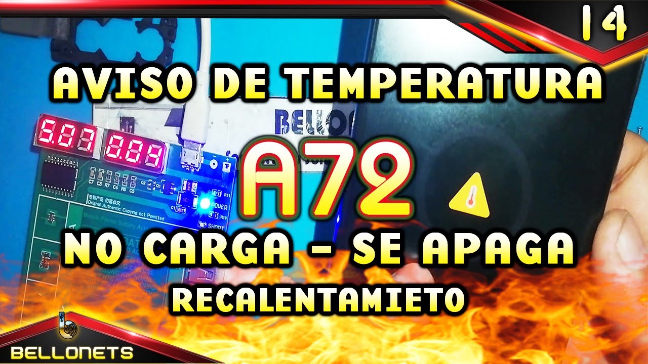 🌡 A50 A52 A72 SAMSUNG  ALERTA de TEMPERATURA o RECALENTAMIENTO │ @BELLONETS