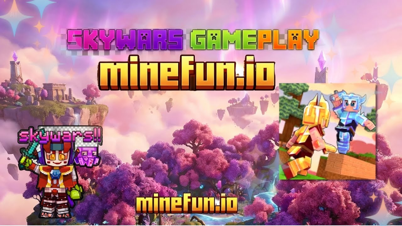 Skywars Gameplay!! ⚔️ Minefun.io
