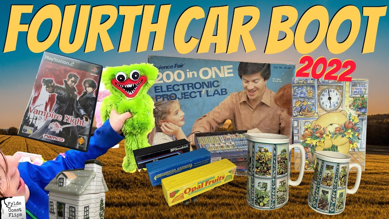 Car Boot Sale - FOURTH of 2022 - Buying to Sell on Ebay - Fylde Coast Flips Reseller UK