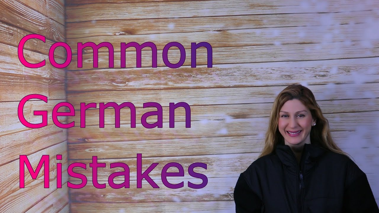 Common Mistakes German Learners Make!!