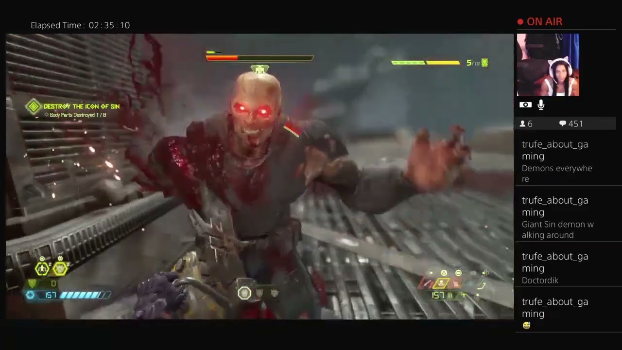 DOOM ETERNAL FINAL SIN SECOND PHASE NO DEATH