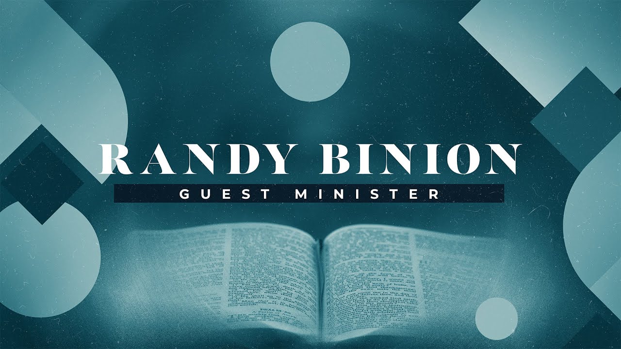 Randy Binion - Guest Speaker