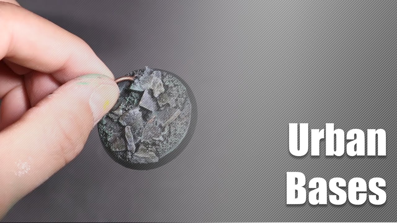 Creating Urban Bases for Miniatures!
