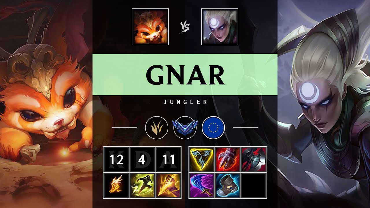 Gnar Jungle vs Diana - EUW Diamond Patch 25.14