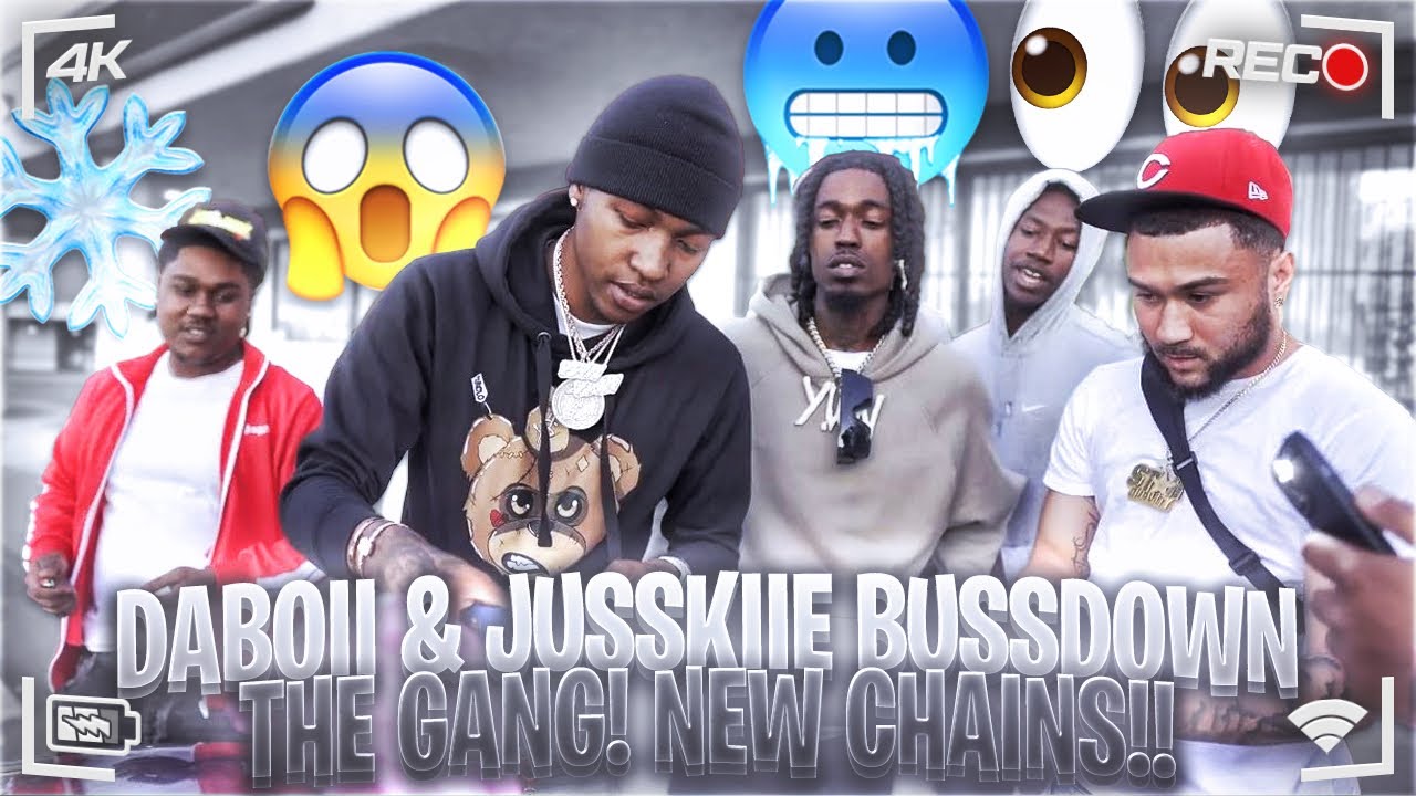 DaBoii & Jusskiie BUSSDOWN the gang with new CHAINS in the CREST | Vallejos most DANGEROUS hood!