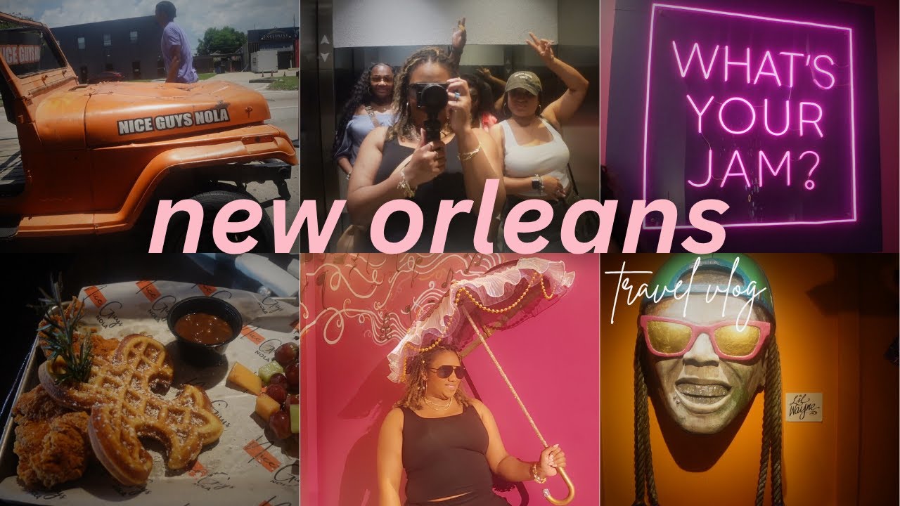 New Orleans Travel Vlog | Sip N Dip at Audubon Zoo, JAMNOLA, Neyow's Eats & Trolley Rides!