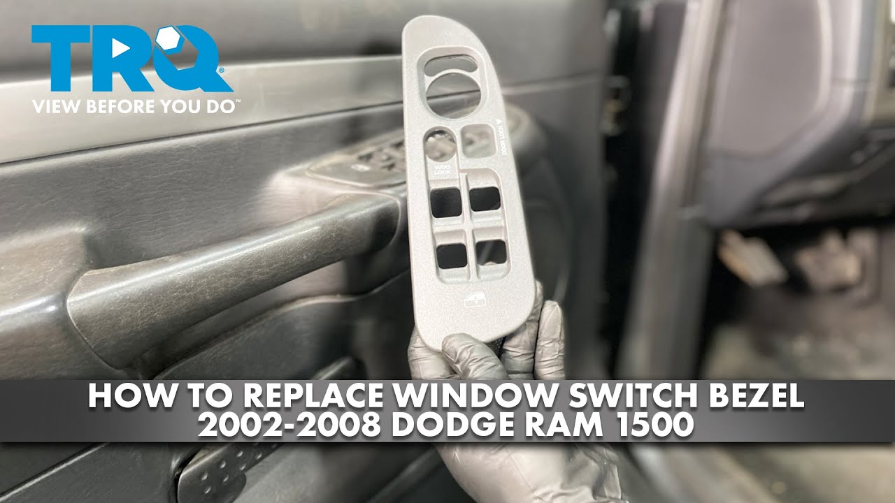 How to Replace Window Switch Bezel 2002-2008 Dodge Ram 1500