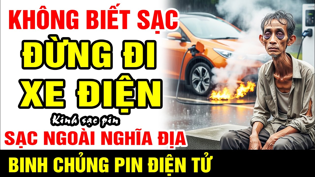 KHÔNG BIẾT SẠC PIN? ĐỪNG ĐI XE ĐIỆN – “Kinh Sạc Pin Ngoài Nghĩa Địa” | Binh chủng Pin điện tử