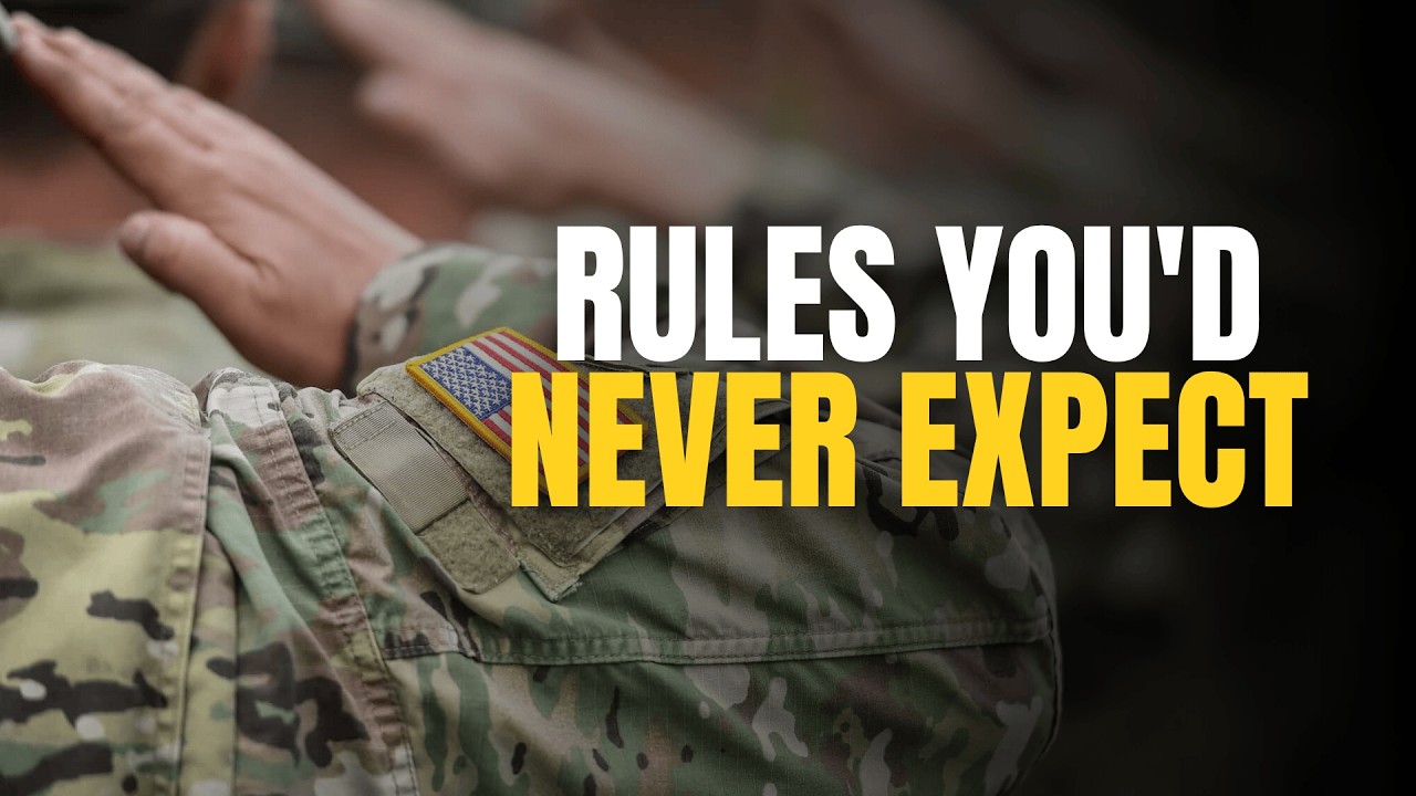 10 Rules Every Soldier Must Follow That Would Shock Most Americans