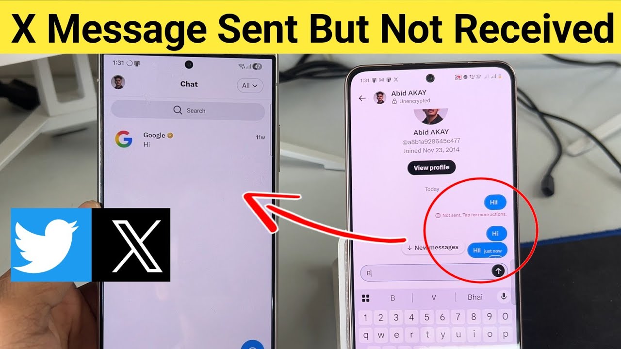 Twitter X Message Sent But Not Received | Twitter Dm Not Showing Up Solved 