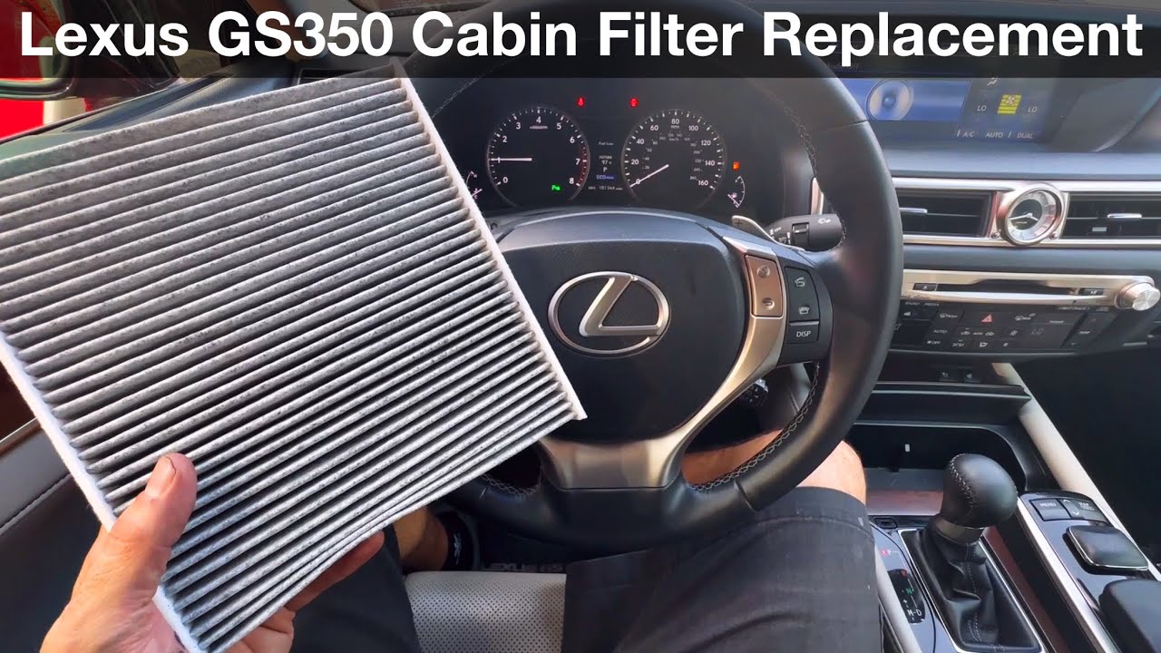 2013 Lexus GS350 How to replace cabin air filter