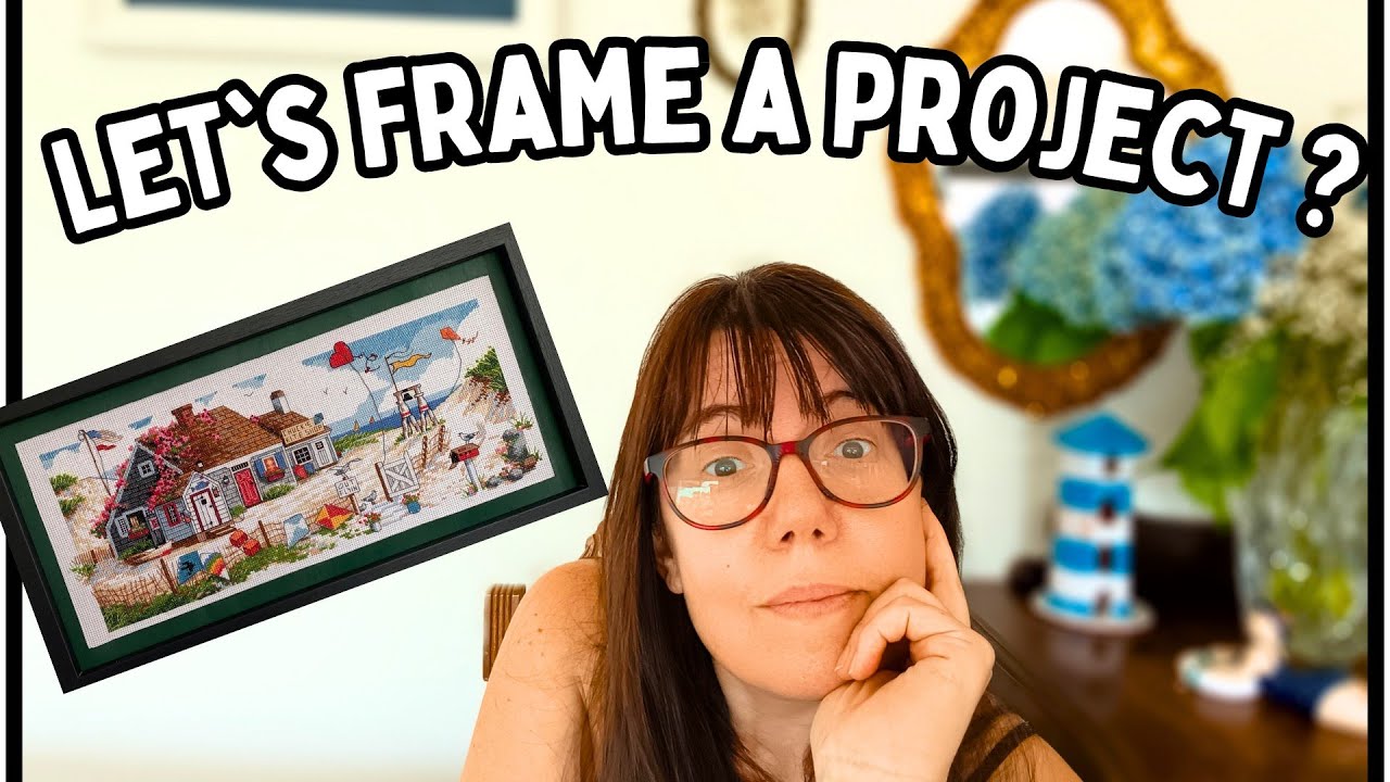 🧵 Turn Finished Cross Stitch Into Wall Art | Easy & Affordable Framing - Flosstube