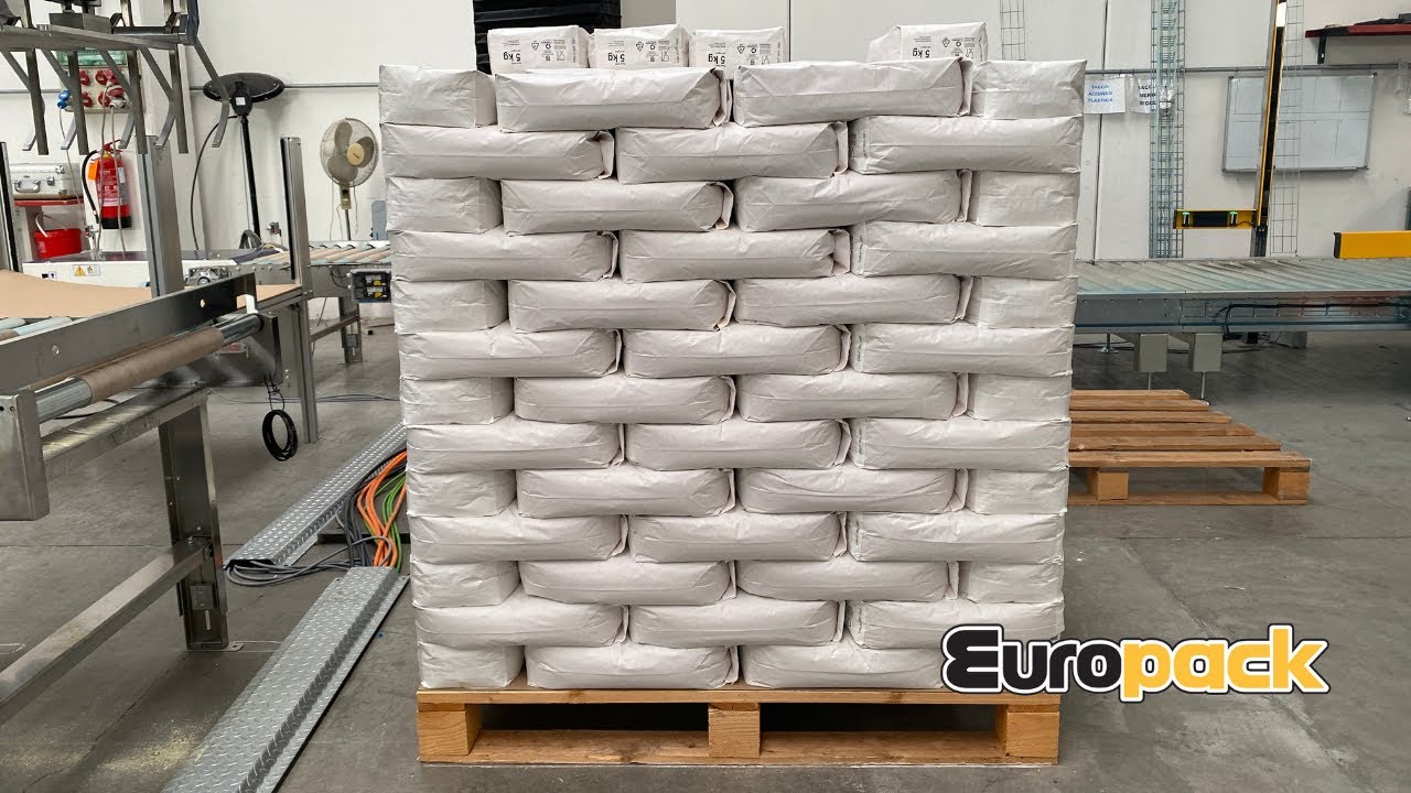 Pallettizzatore Robot per sacchi di farina 5-25 kg | Winner 600 GREEN
