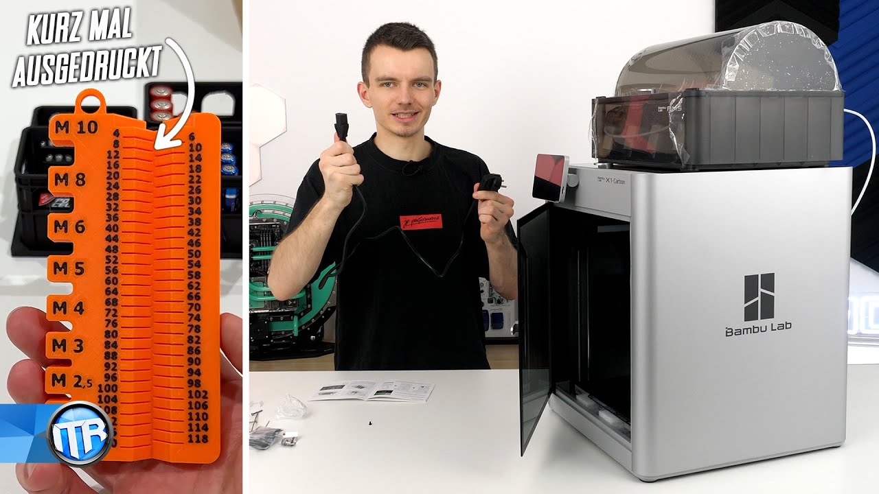 Mein erster 3D Drucker! - Bambu Lab X1C Combo mit AMS