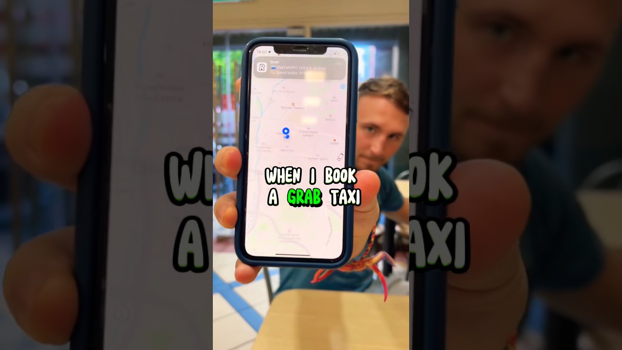 Do this if u use GRAB 🚕#grab #taxi #asia #travelasia #viral