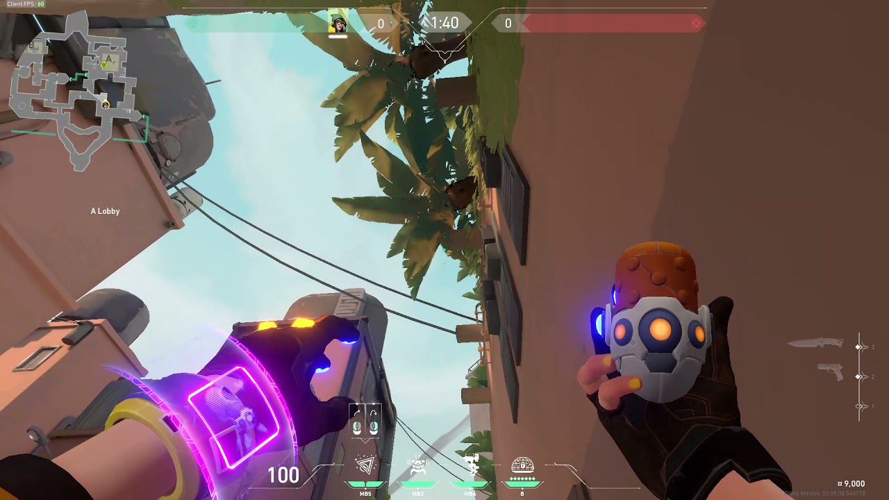 Valorant - Killjoy's swarm grenade Bind A (Easiest A Lobby to Truck lineup)