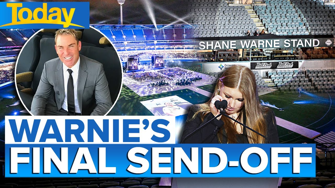 Shane Warne Memorial: What brought thousands to farewell star at MCG | Today Show Australia