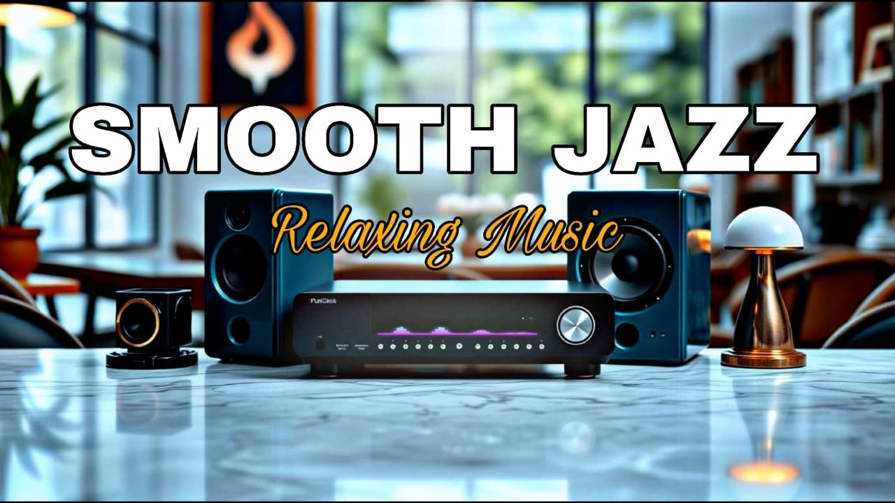 Smooth Jazz Relaxing Music ☕ Cozy Café Vibes for Stress Relief & Chill