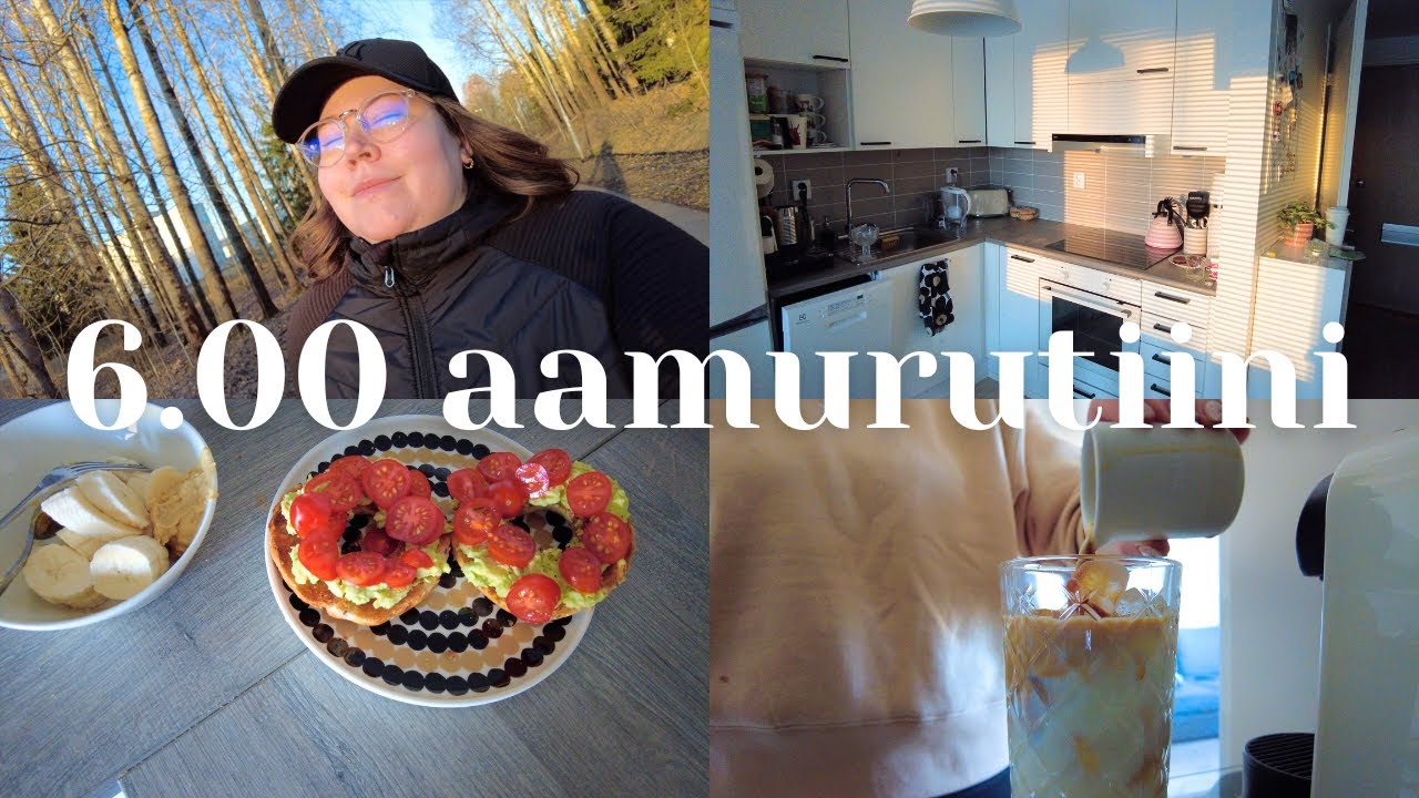 ⏰ 6.00 aamurutiini | uudet rutiinit, tuottelias päivän aloitus