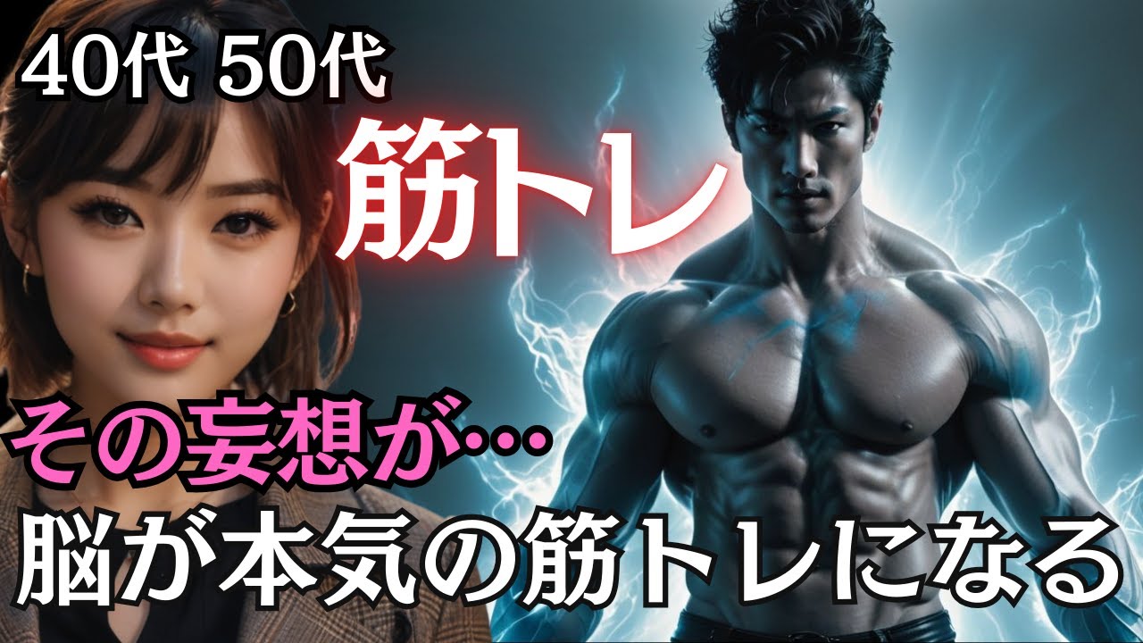 【科学的に正しい】なりきるだけで筋トレ効率が跳ね上がる理由｜40代からの覚醒