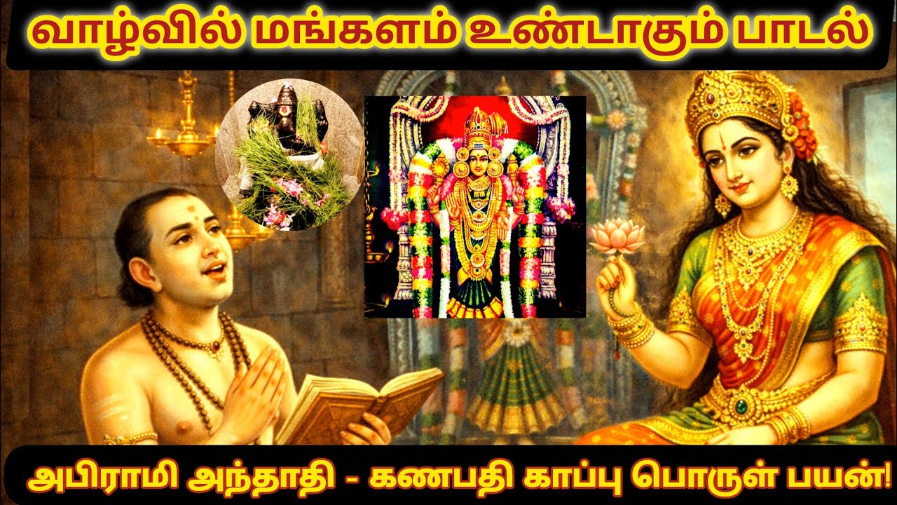 அபிராமி அந்தாதி | கணபதி காப்பு பாடல் பொருள் @mrsqueenVG #அபிராமிஅந்தாதி#கணபதிபாடல் 