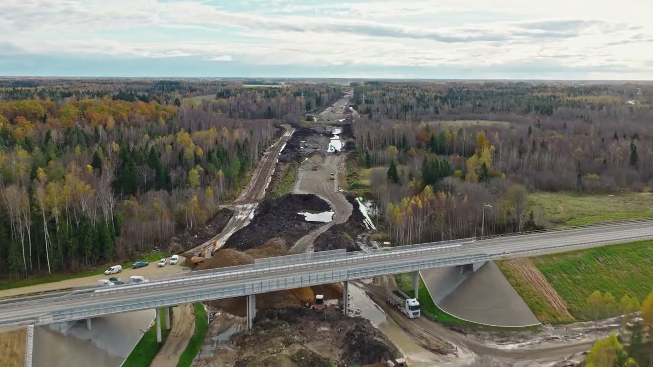 Rail Baltica põhitrassi ehitus, sügis 2025