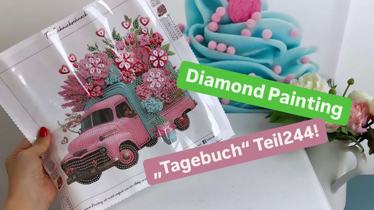 Diamond Painting „Tagebuch“ Teil244!🙃💚 Die Patschemöwe ist „eingezogen“! 😁