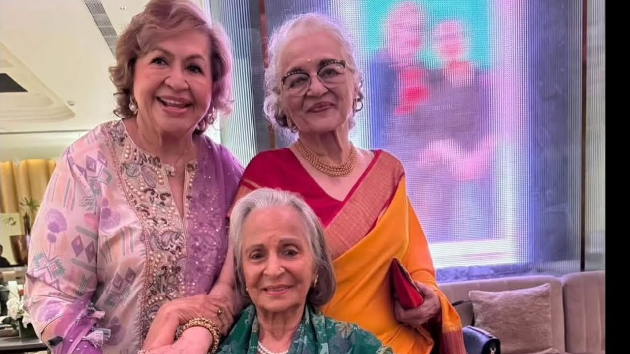 Wahida Rahman Asha Parekh aur Helan ki dosti ki ab ki tasvir picnic per ghumte hue