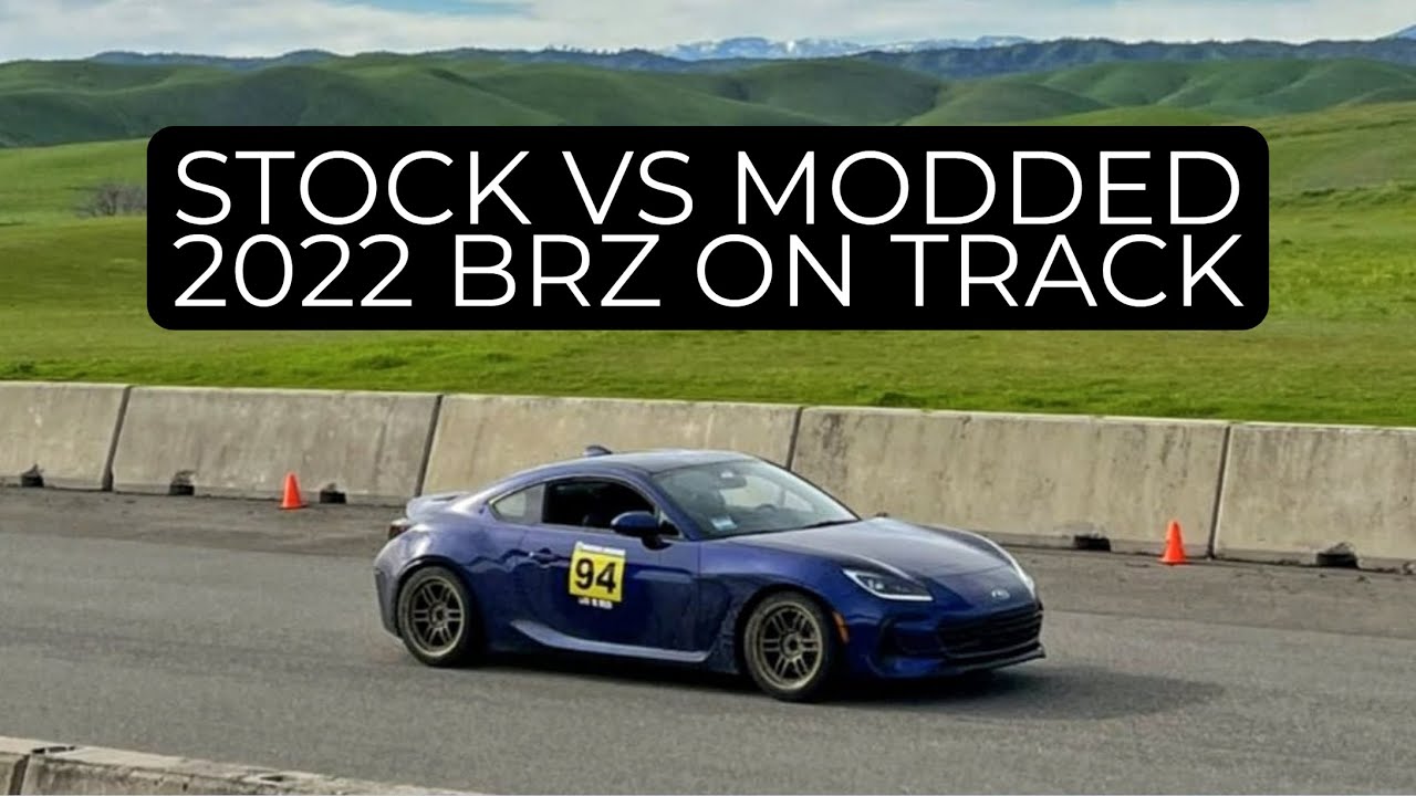 2022 Subaru BRZ - Stock vs Modified Track Comparison at Thunderhill West