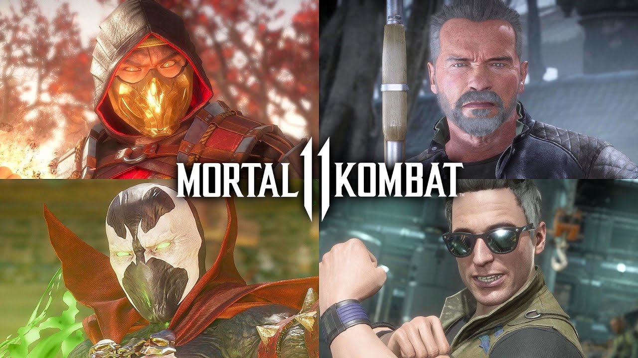 Mortal Kombat 11 - All Character Intros (4K 60FPS)
