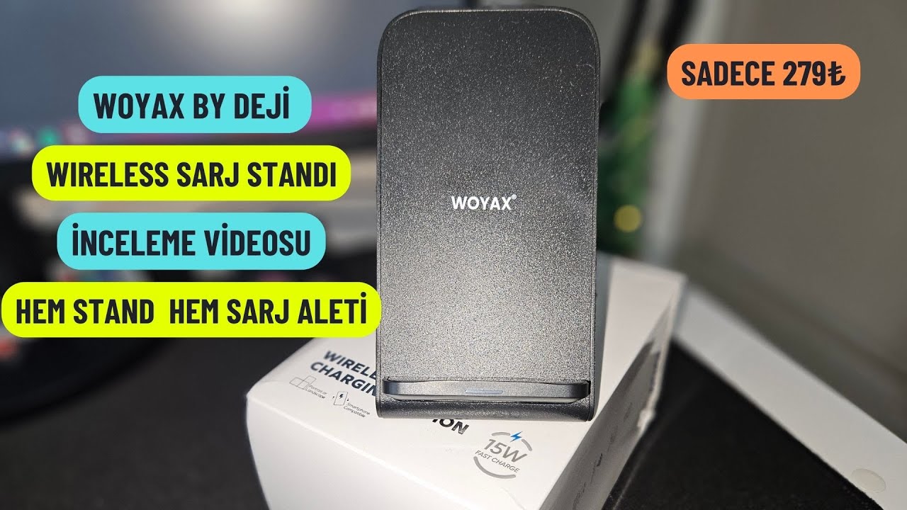 Woyax By Deji | Uygun Fiyatlı Wireless Sarj Standı İncelemesi | SADECE 279₺