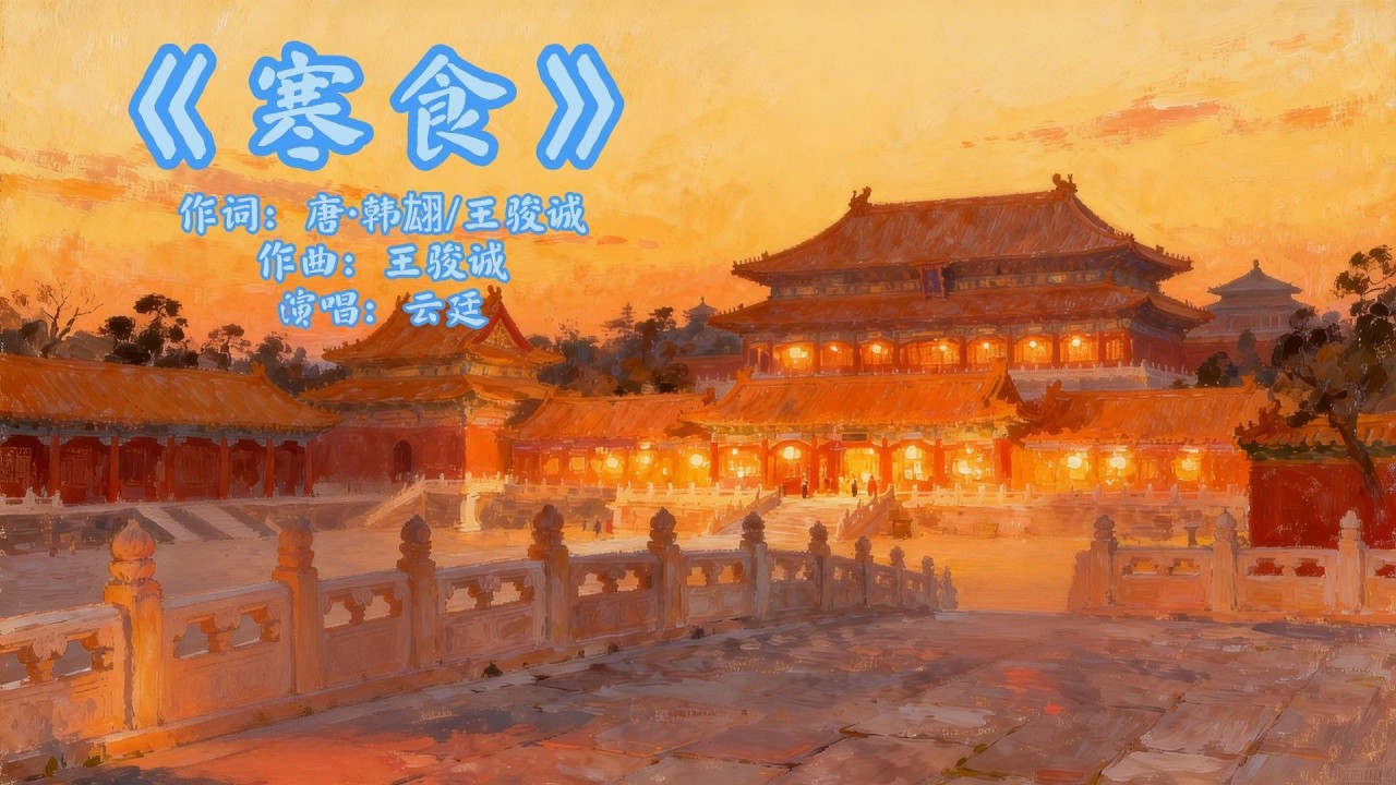 【Chinese Poem with Pinyin】1分钟唱会古诗词《寒食》