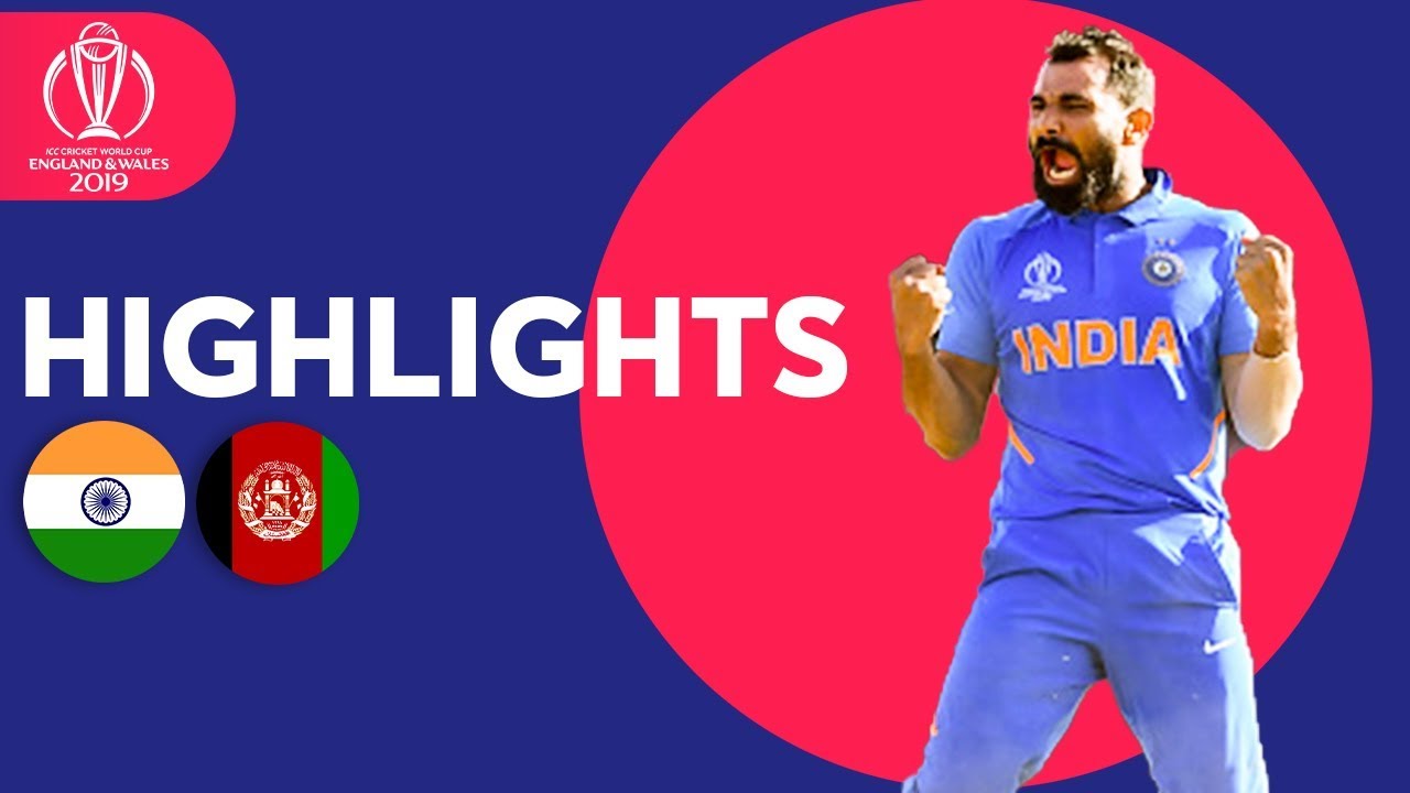 Afghanistan SO Close To Upset! | India v Afghanistan - Match Highlights | ICC Cricket World Cup 2019