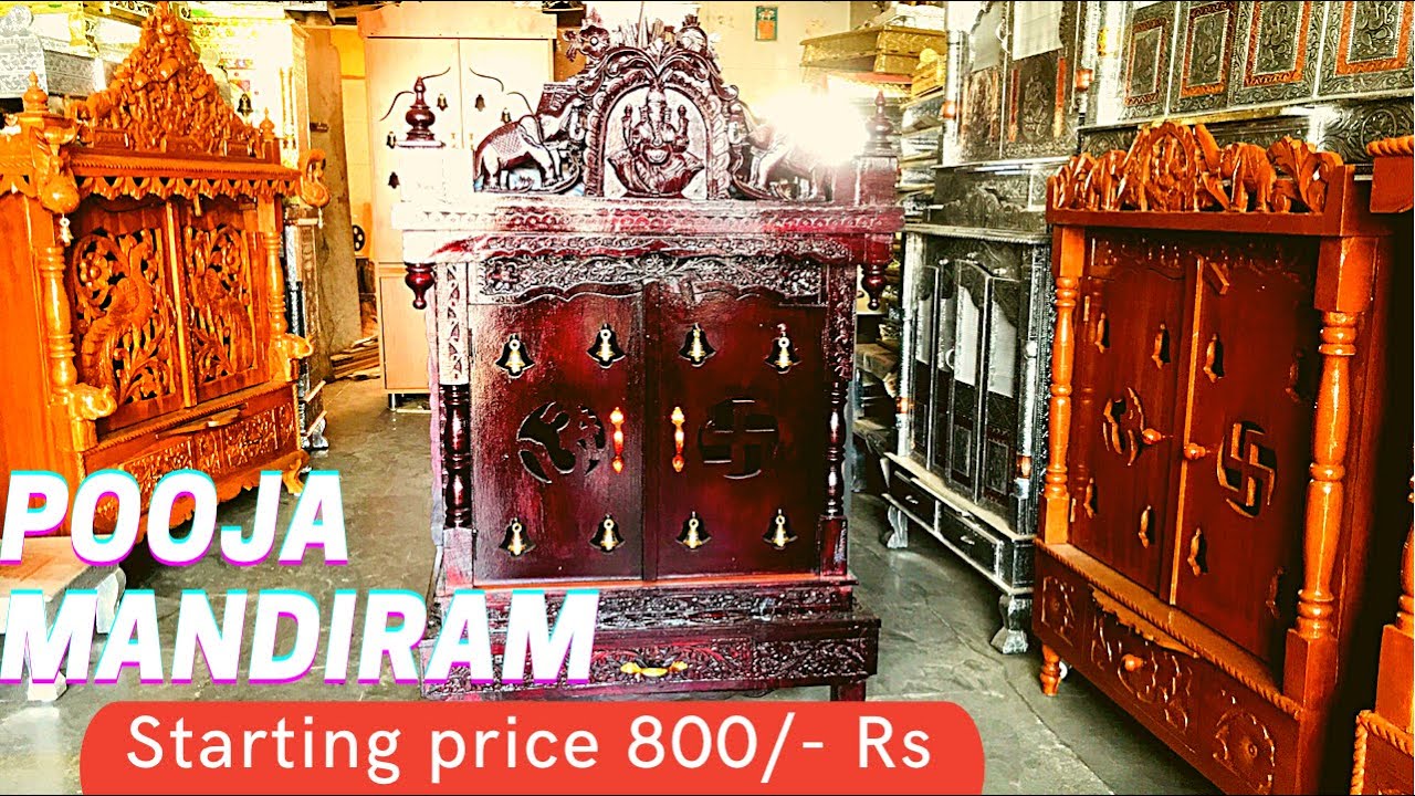 Pooja mandir from 800 Rs || teak wood || customize to your requirement
